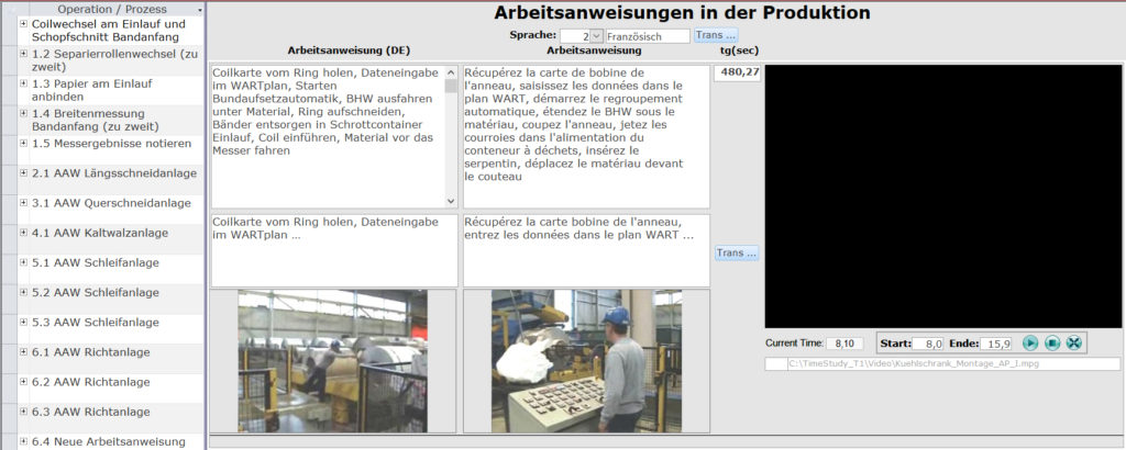 Automatisches Übersetzen von Mengentexten